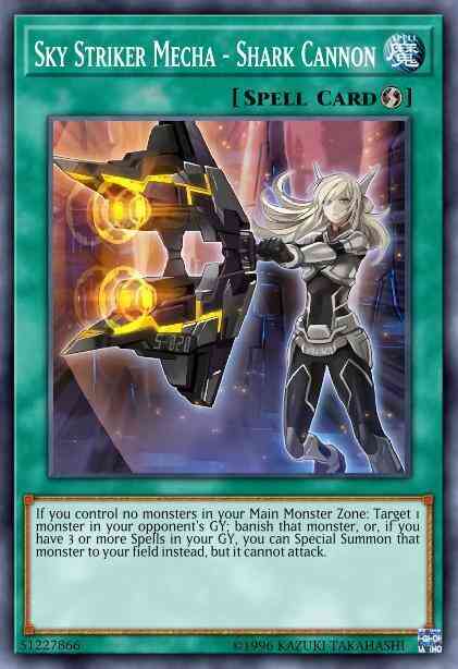 Sky Striker Mecha - Shark Cannon - DASA-EN036 - Secret Rare - 1st Edition