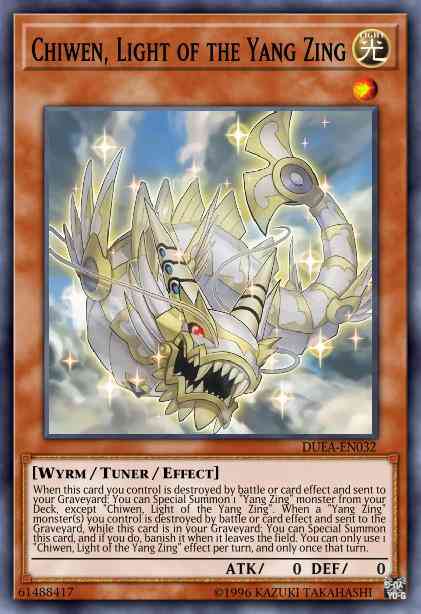 Chiwen, Light of the Yang Zing - DUEA-EN032 - Ultra Rare - Unlimited