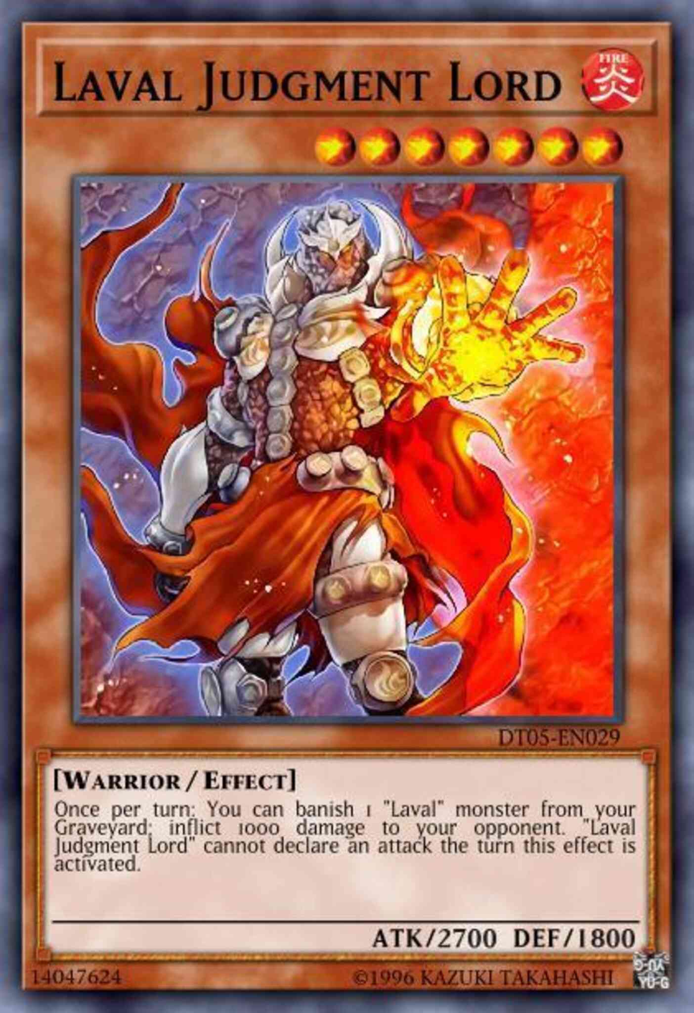Laval Judgment Lord - HA05-EN014 - Secret Rare - 1st Edition