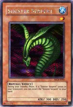 Sinister Serpent - WC4-E002 - Prismatic Secret Rare - Unlimited