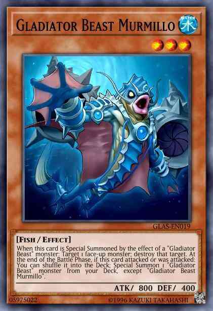 Gladiator Beast Murmillo - GLAS-EN019 - Rare - 1st Edition