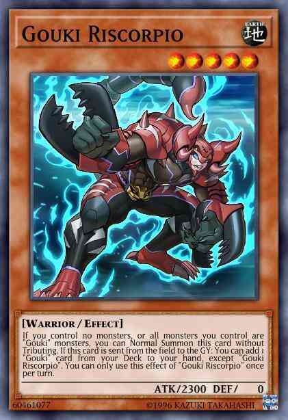 Gouki Riscorpio - MP18-EN040 - Rare - 1st Edition