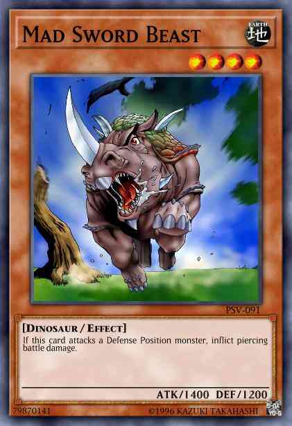 Mad Sword Beast - DB1-EN201 - Rare - Unlimited