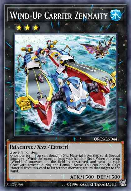 Wind-Up Carrier Zenmaity - ORCS-EN044 - Ultra Rare - 1st Edition