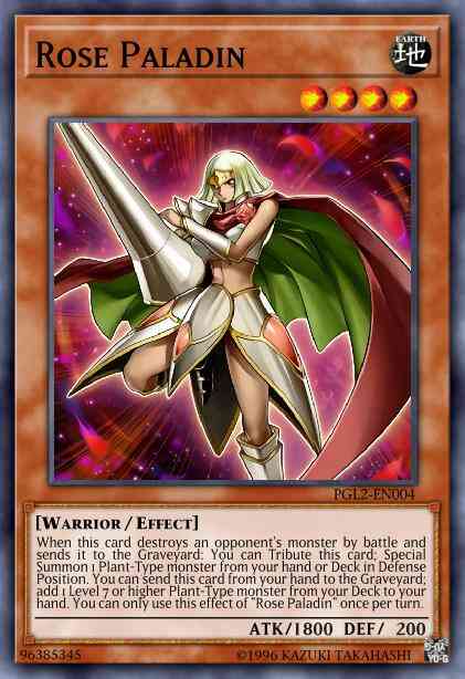 Rose Paladin - PGL2-EN004 - Gold Secret Rare - Unlimited