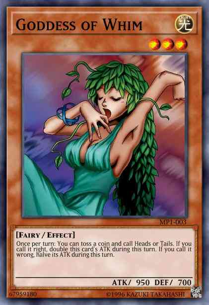 Goddess of Whim - MP1-003 - Super Rare - Limited