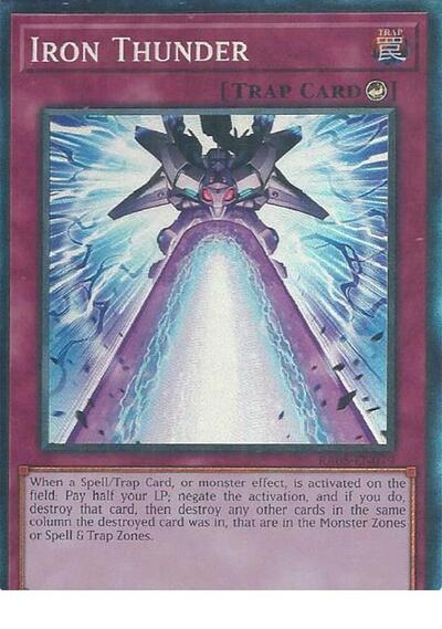 Iron Thunder - RA05-EN079 - Collector's Rare - 1st Edition