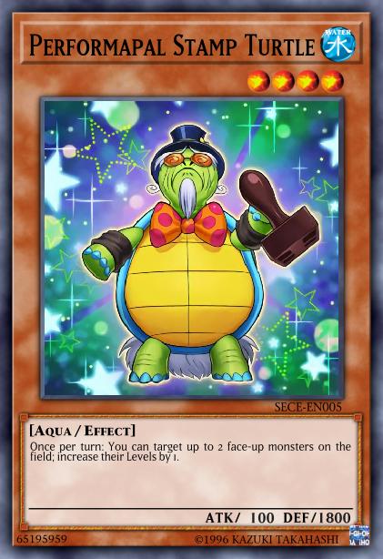 Performapal Stamp Turtle - SECE-EN005 - Common - 1st Edition