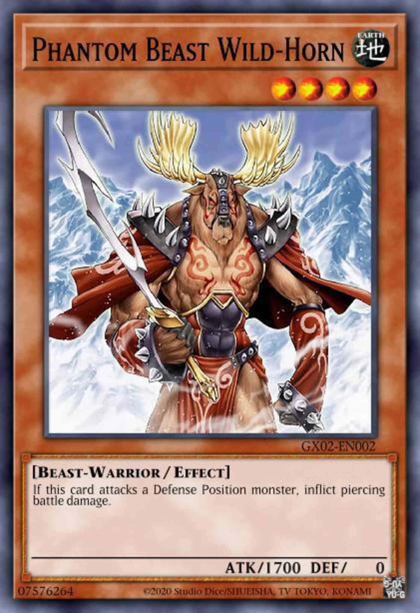 Phantom Beast Wild-Horn - GLD2-EN012 - Common - Limited