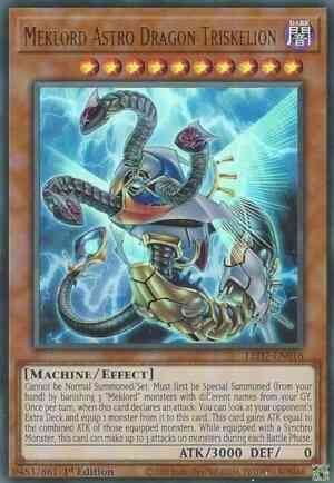 Meklord Astro Dragon Triskelion - LED7-EN016 - Ultra Rare - 1st Edition