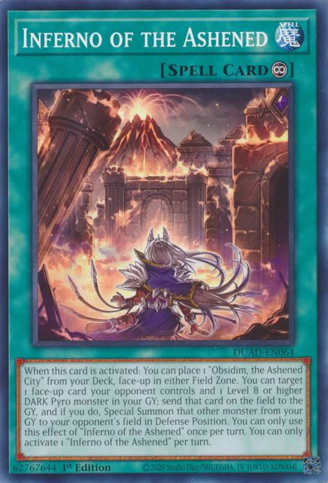 Inferno of the Ashened - DUAD-EN064 - Common - 1st Edition