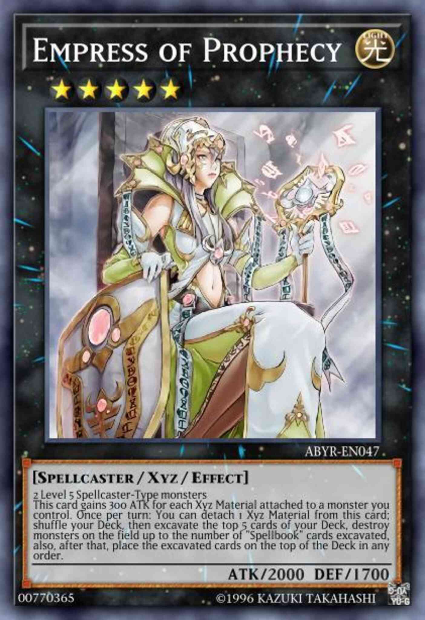 Empress of Prophecy - ABYR-EN047 - Ultimate Rare - 1st Edition