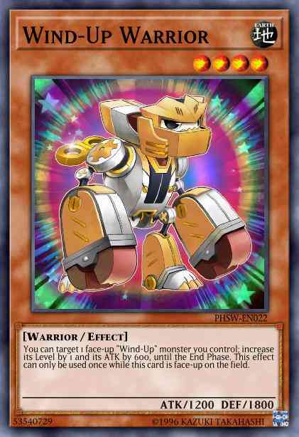 Wind-Up Warrior - BP01-EN170 - Starfoil Rare - 1st Edition