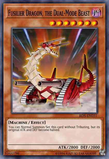 Fusilier Dragon, the Dual-Mode Beast - RDS-EN031 - Rare - 1st Edition