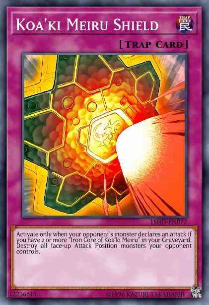 Koa'ki Meiru Shield - TSHD-EN077 - Rare - 1st Edition