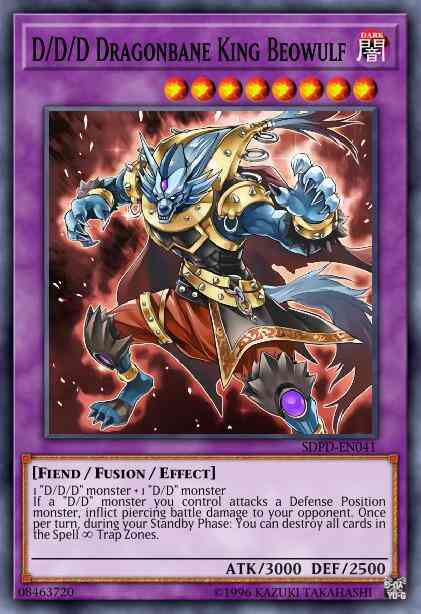 D/D/D Dragonbane King Beowulf - SDPD-EN041 - Ultra Rare - 1st Edition