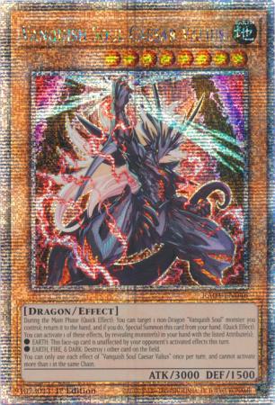 Vanquish Soul Caesar Valius - RA04-EN046 - Quarter Century Secret Rare - 1st Edition