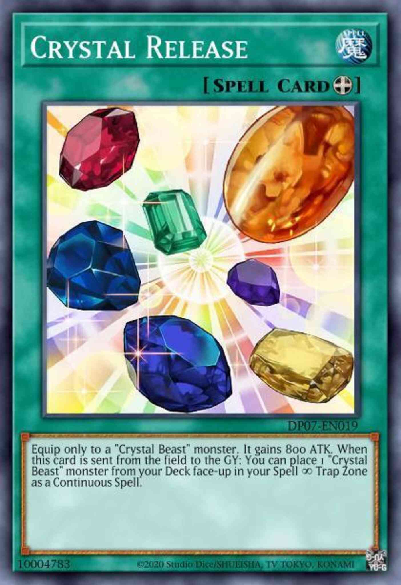 Crystal Release - DP07-EN019 - Super Rare - 1st Edition