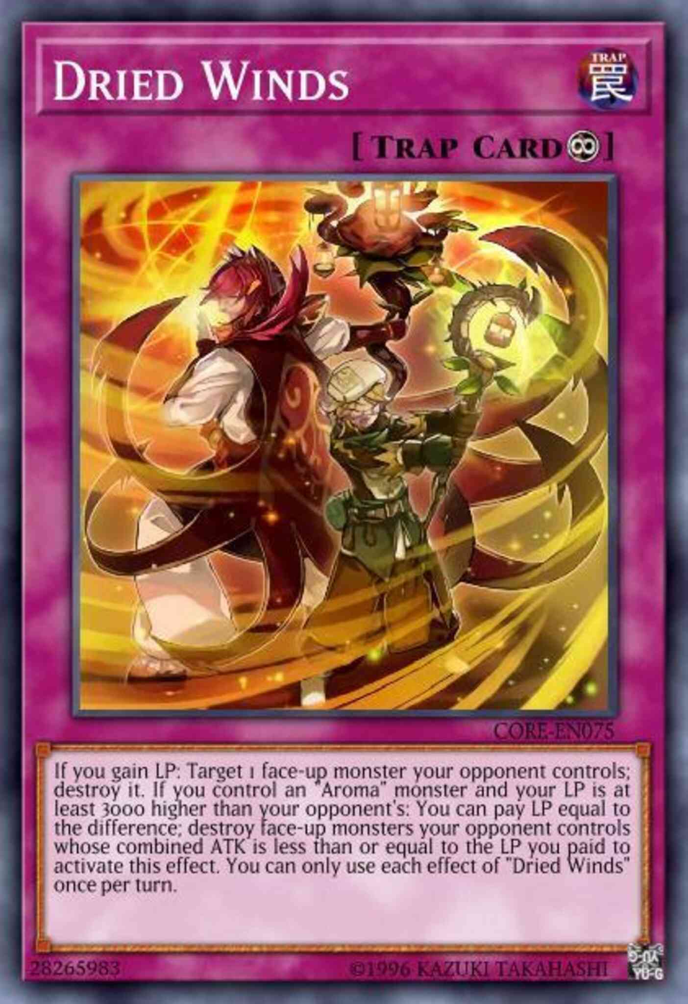 Dried Winds - CORE-EN075 - Super Rare - Unlimited