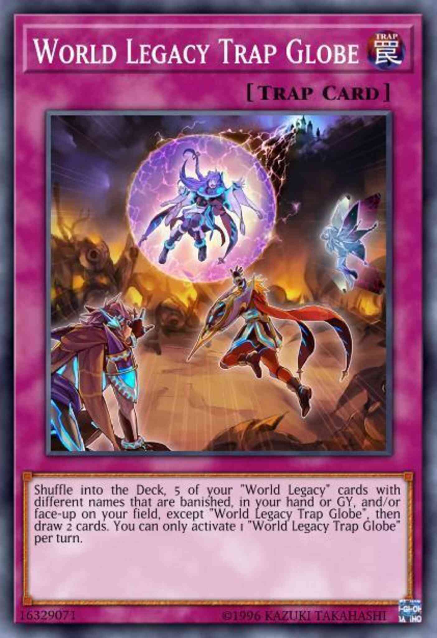 World Legacy Trap Globe - CIBR-EN074 - Super Rare - Unlimited