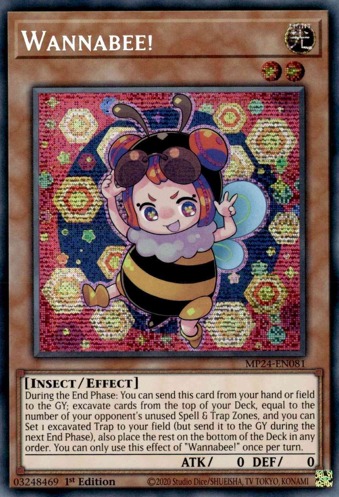 Wannabee! - MP24-EN081 - Prismatic Secret Rare - 1st Edition