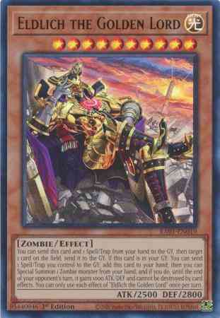 Eldlich the Golden Lord - Alternate Art - RA01-EN019 - Ultra Rare - 1st Edition