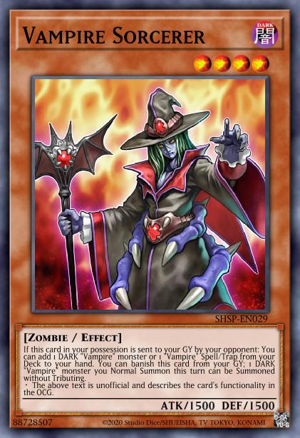 Vampire Sorcerer - SHSP-EN029 - Ultra Rare - 1st Edition