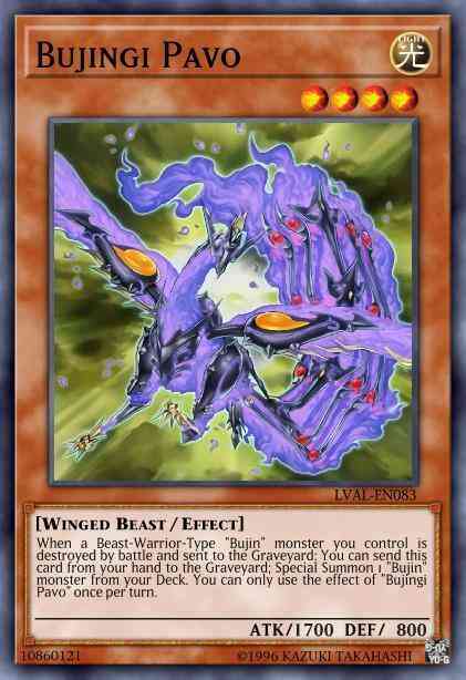 Bujingi Pavo - LVAL-EN083 - Super Rare - Unlimited