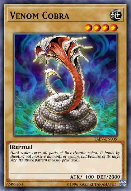 Venom Cobra - TAEV-EN005 - Common - 1st Edition
