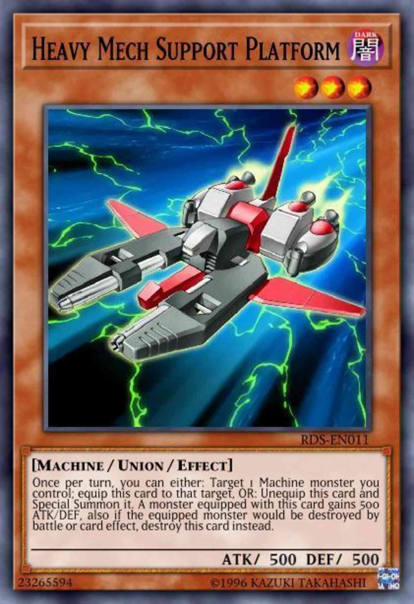 Heavy Mech Support Platform - LCKC-EN022 - Ultra Rare - Unlimited