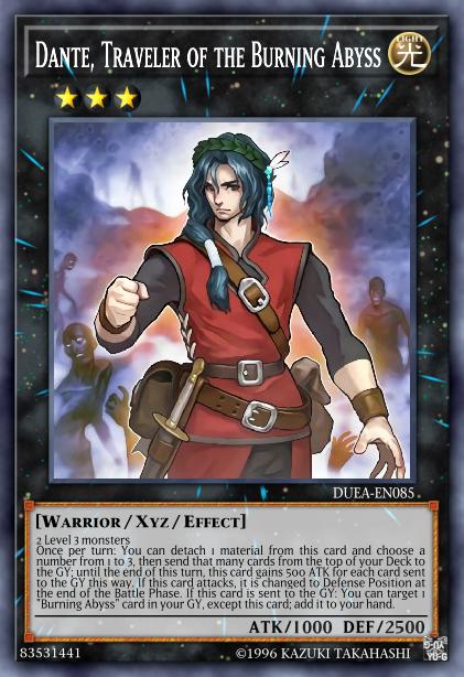 Dante, Traveler of the Burning Abyss - MP15-EN121 - Secret Rare - 1st Edition
