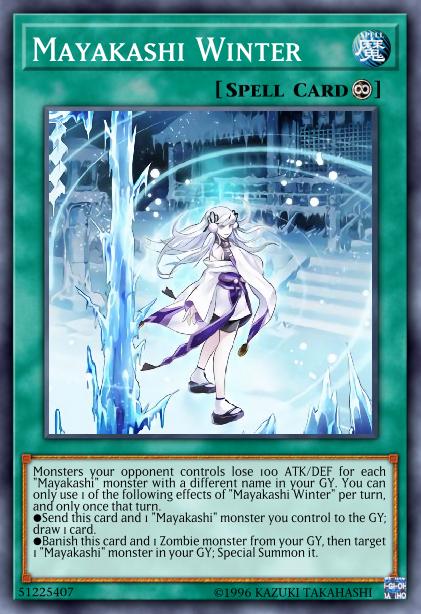 Mayakashi Winter - DANE-EN057 - Super Rare - 1st Edition
