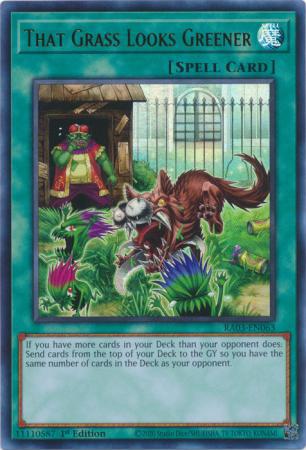That Grass Looks Greener - RA03-EN063 - Ultra Rare - 1st Edition