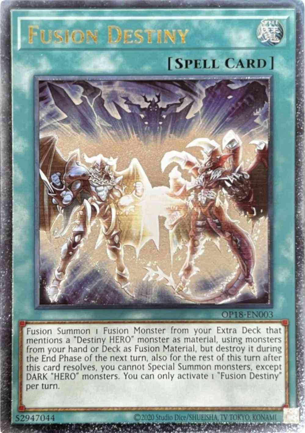 Fusion Destiny - OP18-EN003 - Ultimate Rare - Unlimited