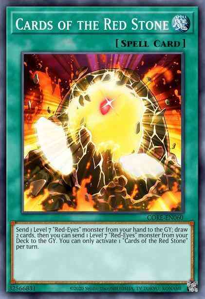 Cards of the Red Stone - CORE-EN060 - Ultra Rare - 1st Edition