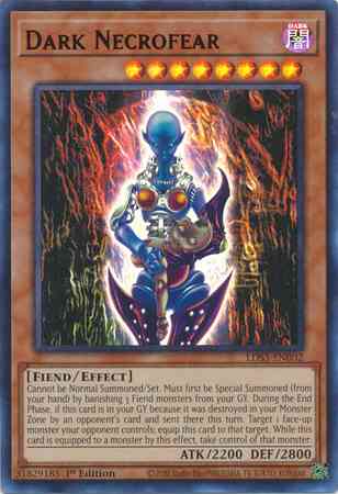 Dark Necrofear - Red - LDS3-EN002 - Ultra Rare - 1st Edition