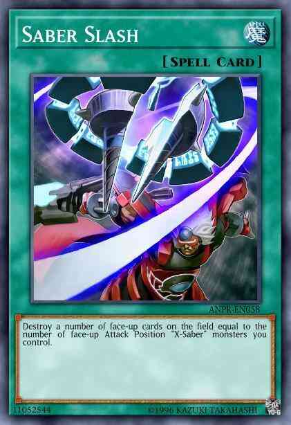 Saber Slash - TU03-EN011 - Rare - Unlimited