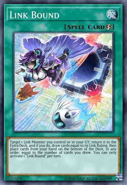 Link Bound - FLOD-EN063 - Super Rare - 1st Edition