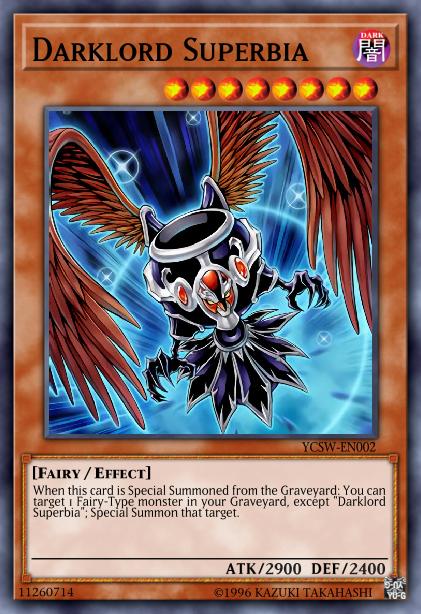 Darklord Superbia - DESO-EN039 - Super Rare - 1st Edition