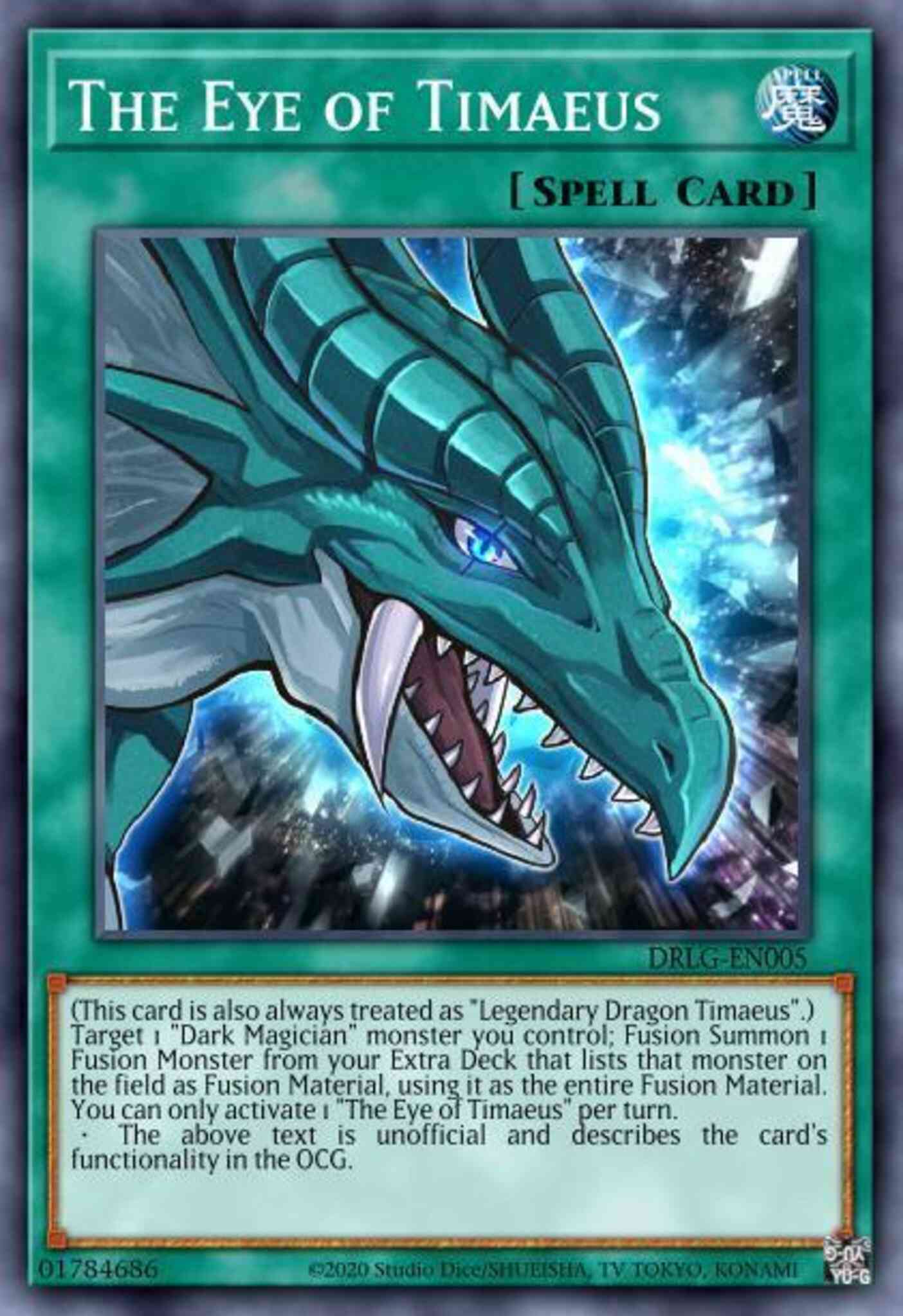 The Eye of Timaeus - DLCS-EN007 - Ultra Rare - 1st Edition