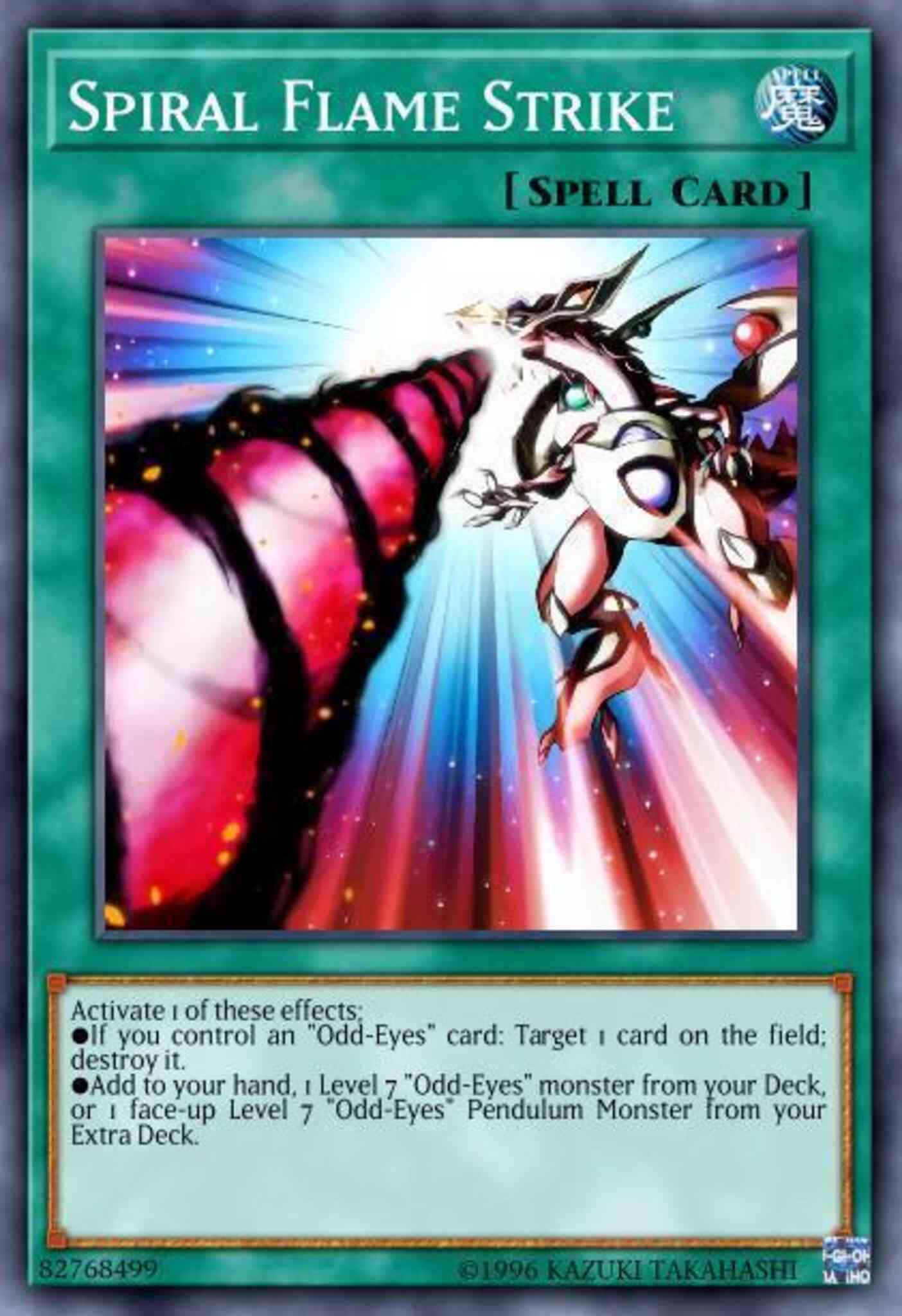 Spiral Flame Strike - DPDG-EN001 - Ultra Rare - 1st Edition