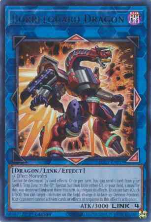 Borrelguard Dragon - Silver - BLC1-EN019 - Ultra Rare - 1st Edition