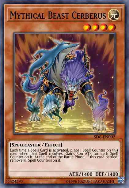Mythical Beast Cerberus - BP03-EN018 - Shatterfoil Rare - 1st Edition