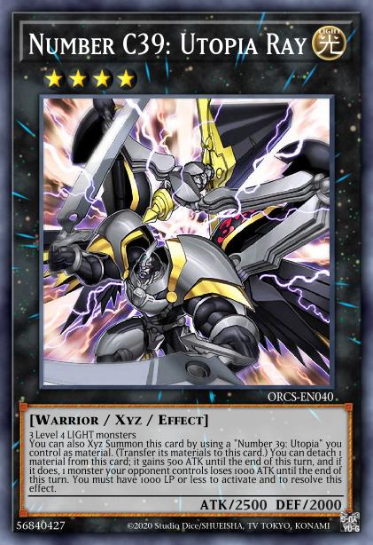 Number C39: Utopia Ray - ORCS-EN040 - Ultra Rare - Unlimited