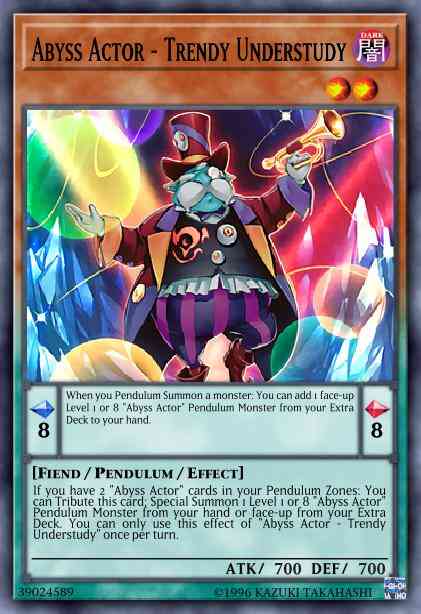 Abyss Actor - Trendy Understudy - MP18-EN101 - Common - 1st Edition