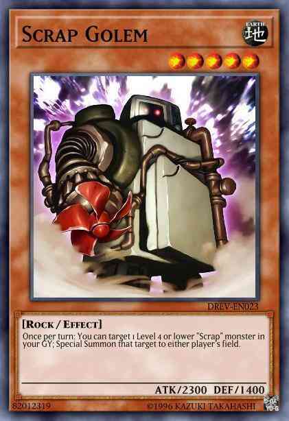 Scrap Golem - DREV-EN023 - Rare - 1st Edition
