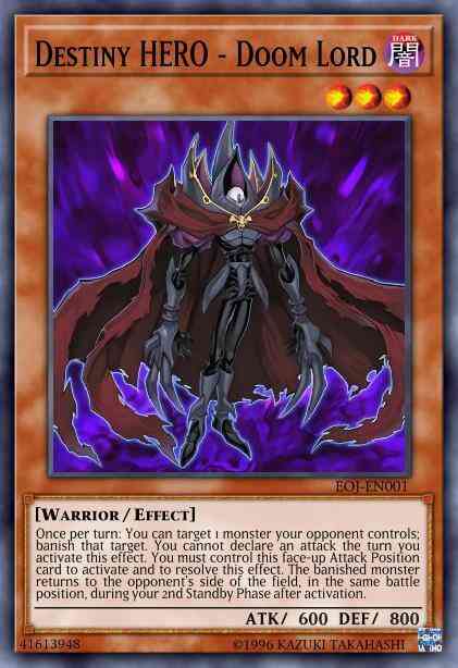 Destiny HERO - Doom Lord - LCGX-EN122 - Common - 1st Edition