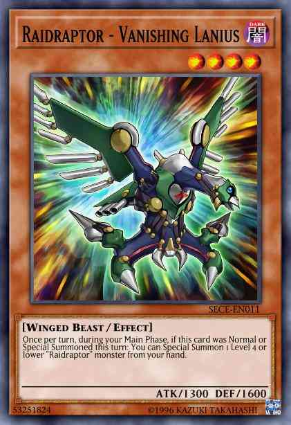 Raidraptor - Vanishing Lanius - WIRA-EN016 - Common - 1st Edition