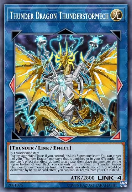 Thunder Dragon Thunderstormech - DUPO-EN030 - Ultra Rare - Unlimited
