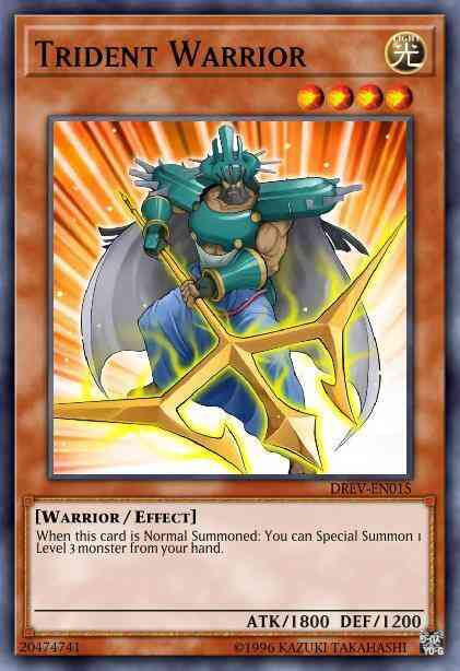 Trident Warrior - BP03-EN075 - Shatterfoil Rare - 1st Edition